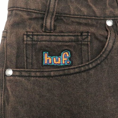 HUF JEANS ハフ パンツ ジーンズ CROMER WASHED COFFEE スケートボード スケボー 8