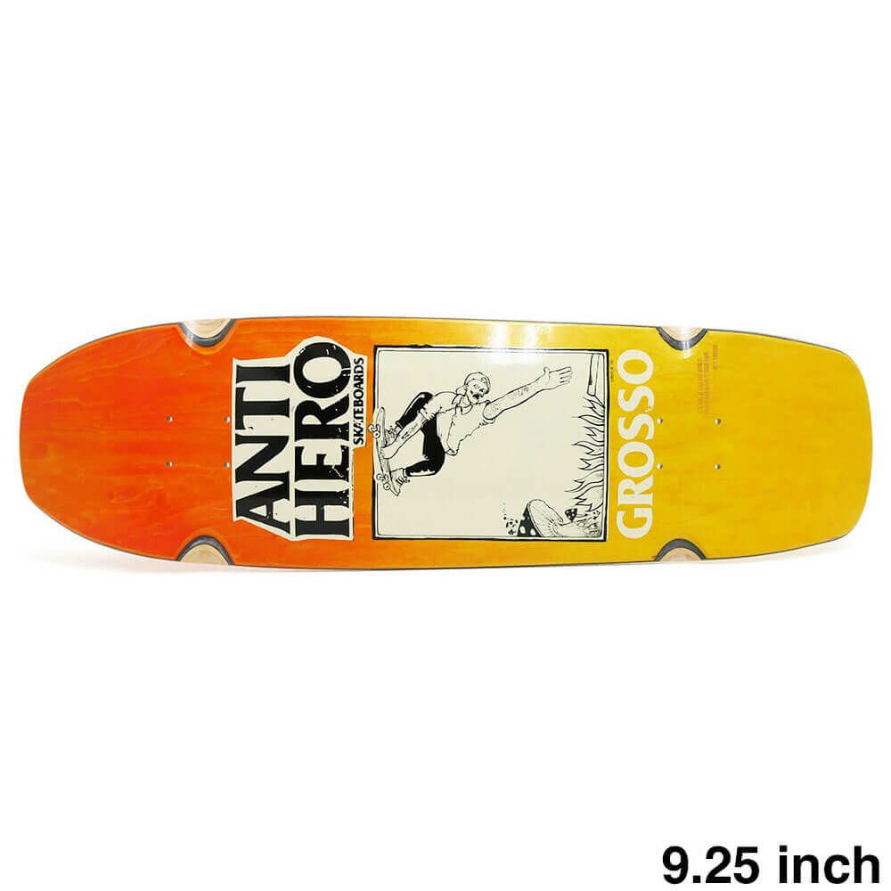 SKATESHOP DAY 2025 ANTIHERO DECK アンチヒーロー デッキ JEFF GROSSO SSD 25 GROSSO HAND PLANT FADE 9.25 GROSSO’S ORIGINAL SHAPE WHEEL WELLS SQUARE EDGE スケートボード スケボー