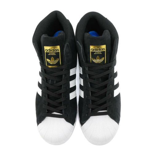 ADIDAS SKATEBOARDING SHOES アディダススケートボーディング シューズ スニーカー PRO MODEL ADV JH8146 BLACK/WHITE/GOLD スケートボード スケボー　1