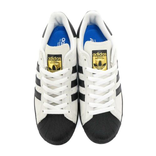 ADIDAS SKATEBOARDING SHOES アディダススケートボーディング シューズ スニーカー スーパースター SUPERSTAR ADV JH8138 CRYSTAL WHITE/BLACK スケートボード スケボー 1