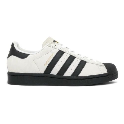 ADIDAS SKATEBOARDING SHOES アディダススケートボーディング シューズ スニーカー スーパースター SUPERSTAR ADV JH8138 CRYSTAL WHITE/BLACK スケートボード スケボー 3