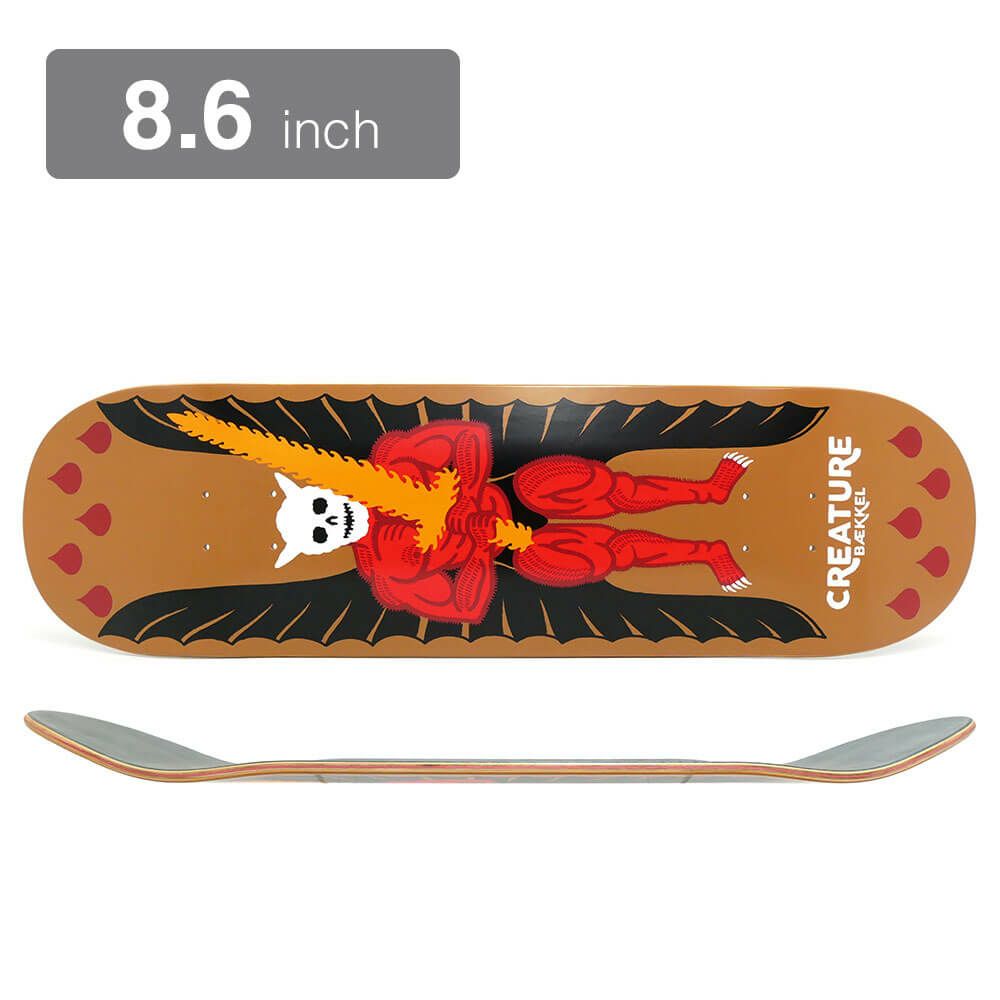 CREATURE DECK クリーチャー デッキ KEVIN BAEKKEL DEMON 8.6 スケートボード スケボー