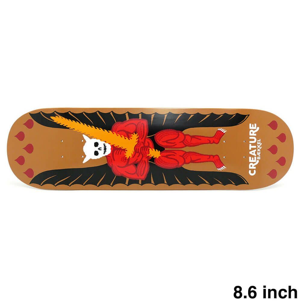 CREATURE DECK クリーチャー デッキ KEVIN BAEKKEL DEMON 8.6 スケートボード スケボー