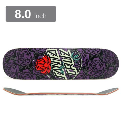 SANTA CRUZ DECK サンタクルーズ デッキ TEAM ROSETTE RINGED DOT 8.0 スケートボード スケボー