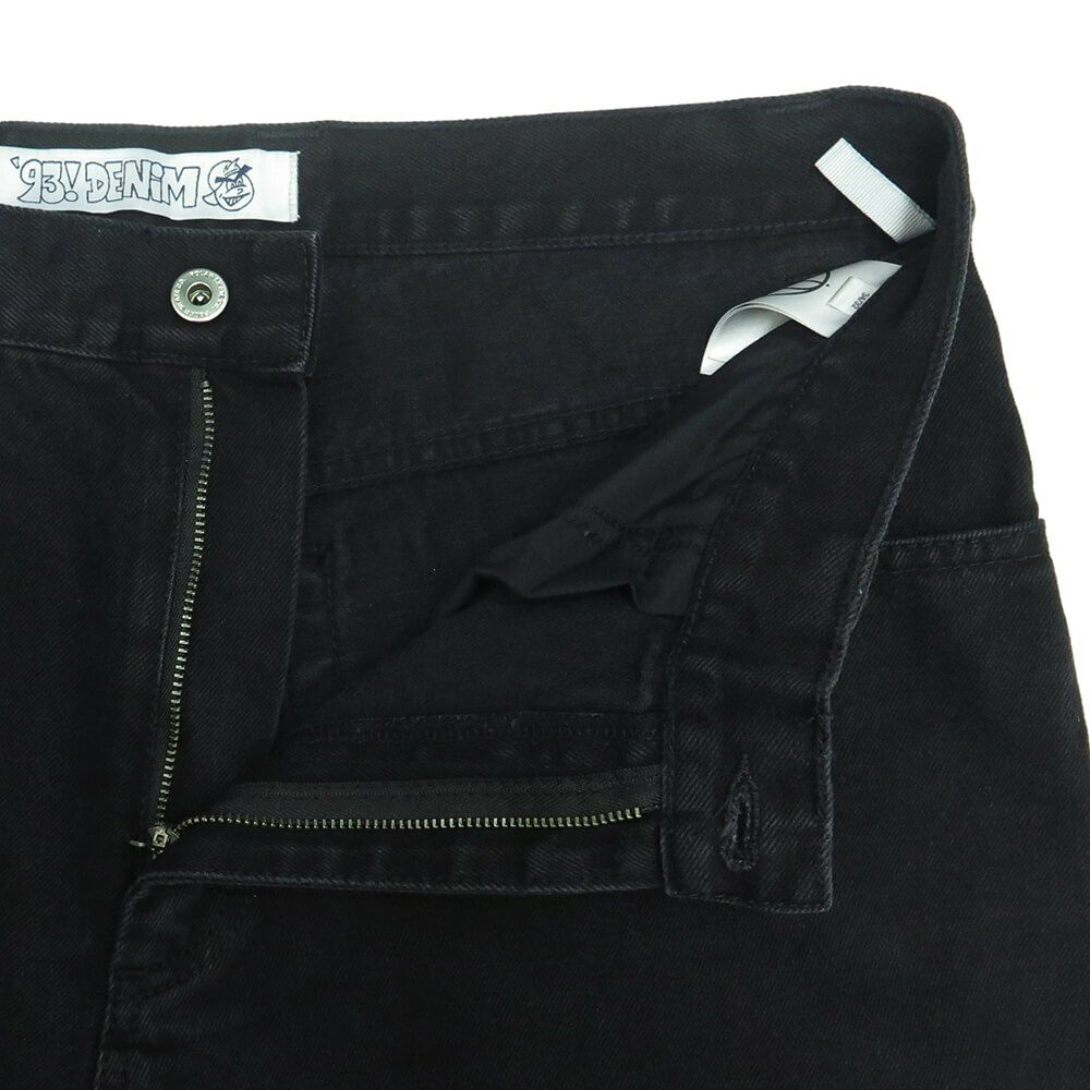 POLAR JEANS ポーラー パンツ ジーンズ 93! DENIM PITCH BLACK スケートボード スケボー 3