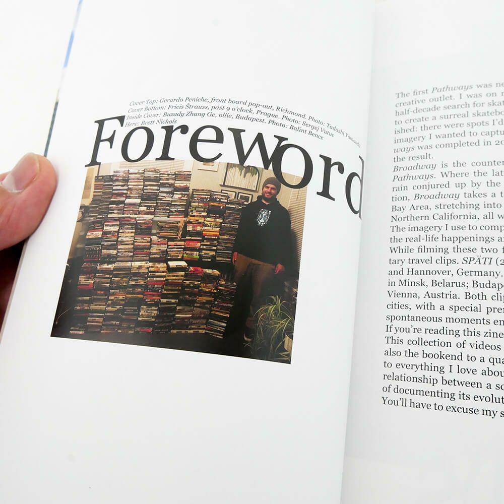 DVD + ZINE PATHWAYS 2 and BROADWAY by BRETT NICHOLS スケートボード スケボー 06