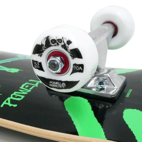 防水ケース付き POWELL PERALTA パウエルペラルタ コンプリートセット スケートボード完成品（子供用） VATO RAT BLACK/GREEN 7.0 スケートボード スケボー 1