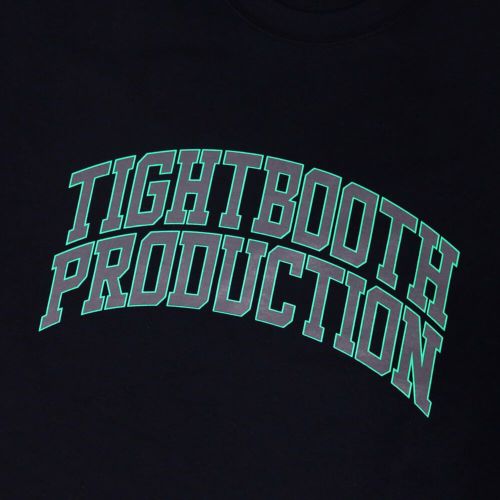 TIGHTBOOTH（TBPR）CREW SWEAT タイトブース トレーナー COLLEGE BLACK スケートボード スケボー 1