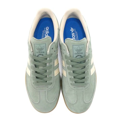 ADIDAS SKATEBOARDING SHOES アディダススケートボーディング シューズ スニーカー サンバ SAMBA ADV JP5859 SILVER GREEN/WHITE スケートボード スケボー 1