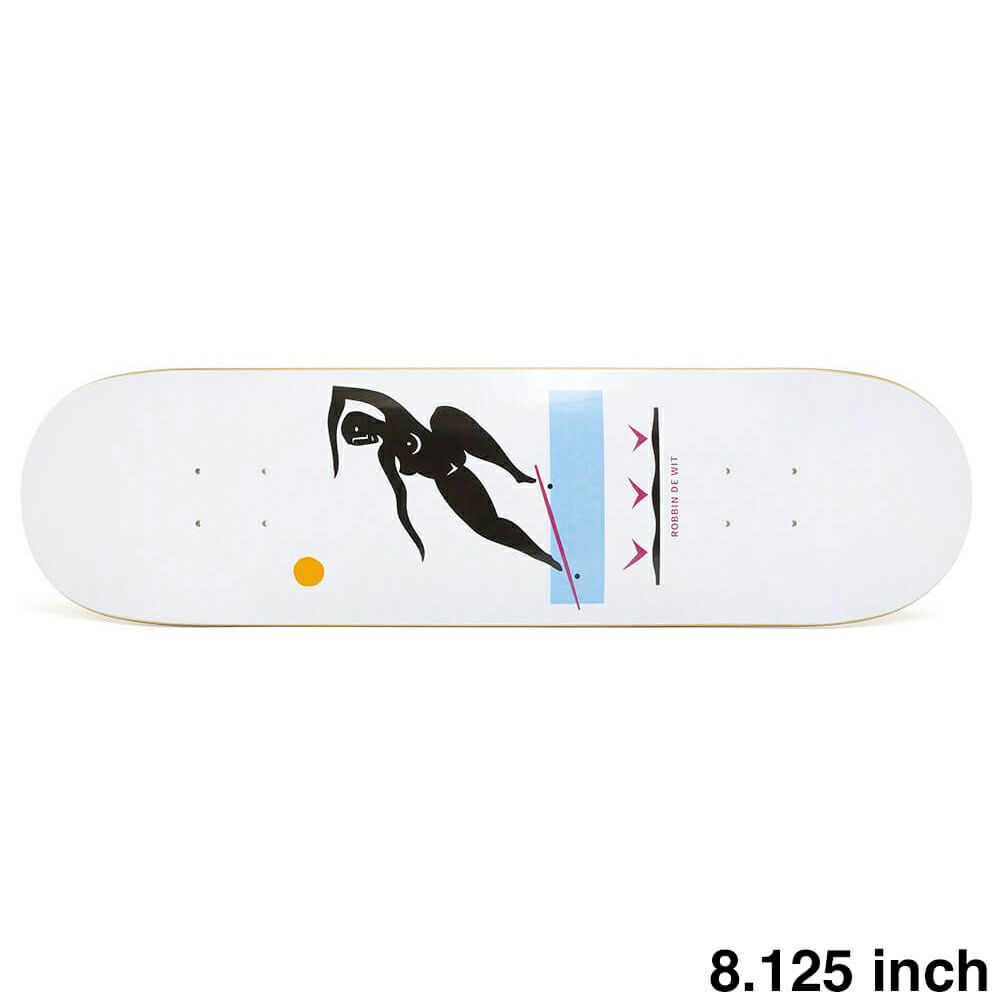 POLAR DECK ポーラー デッキ ROBBIN DE WIT BACKSIDE SMITH WHITE 8.125 スケートボード スケボー