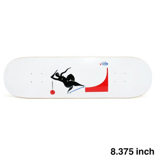 POLAR DECK ポーラー デッキ SHIN SANBONGI BACKSIDE NOSEBLUNT WHITE 8.375 スケートボード スケボー