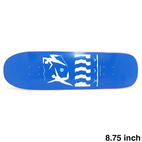 POLAR DECK ポーラー デッキ NICK BOSERIO CUT OUT BLUE 8.75 1991 Jr. SHAPE スケートボード スケボー