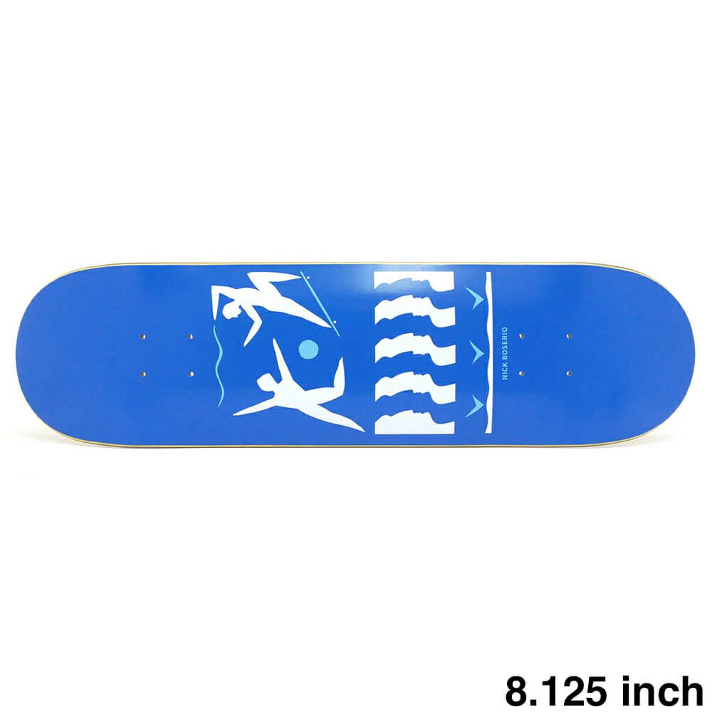 POLAR DECK ポーラー デッキ NICK BOSERIO CUT OUT BLUE 8.125 スケートボード スケボー