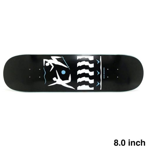 POLAR DECK ポーラー デッキ NICK BOSERIO CUT OUT BLACK 8.0 スケートボード スケボー