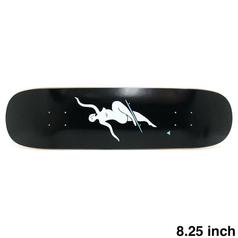 POLAR DECK ポーラー デッキ TEAM NO COMPLIES FOREVER BLACK 8.25 P2 Jr. SHAPE スケートボード スケボー