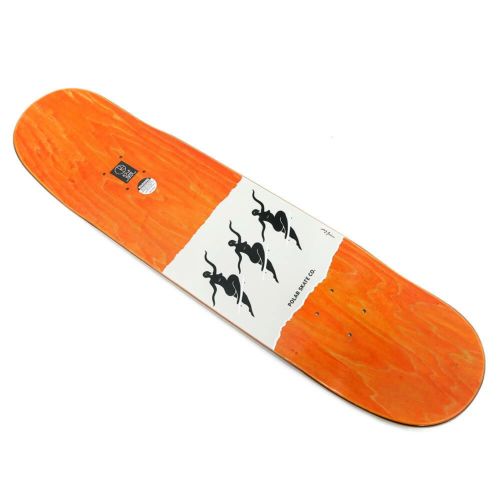 POLAR DECK ポーラー デッキ TEAM NO COMPLIES FOREVER BLACK 8.25 P2 Jr. SHAPE スケートボード スケボー 2