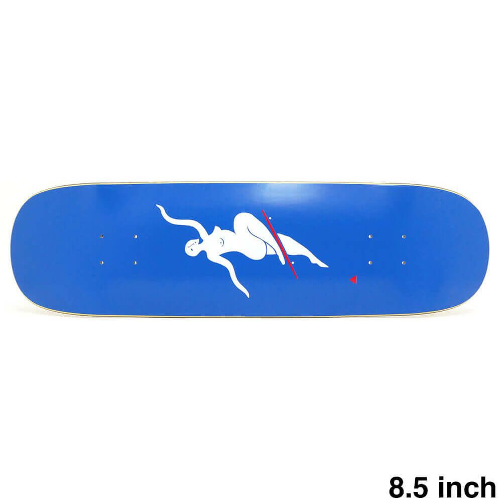 POLAR DECK ポーラー デッキ TEAM NO COMPLIES FOREVER BLUE 8.5 P2 SHAPE スケートボード スケボー