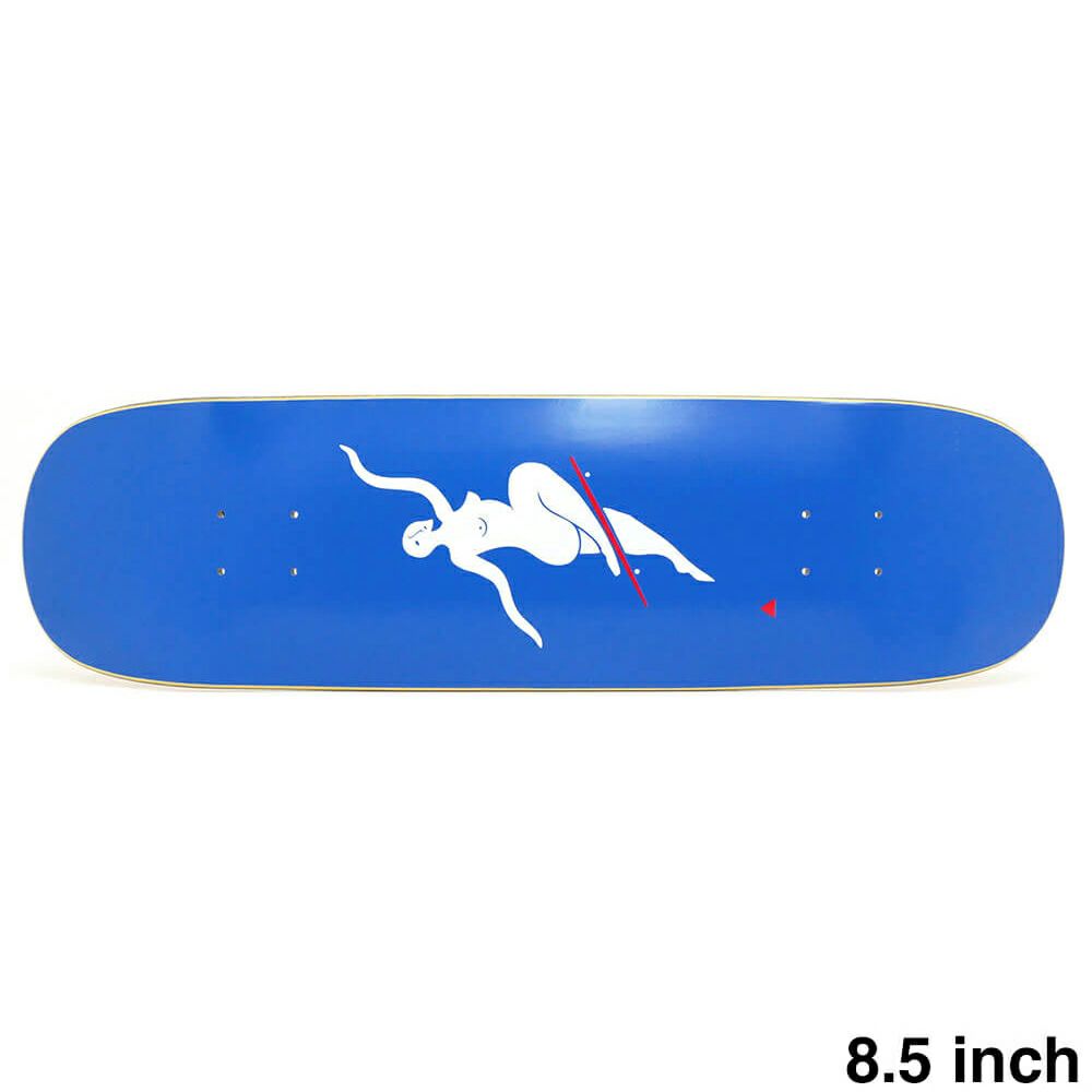POLAR DECK ポーラー デッキ TEAM NO COMPLIES FOREVER BLUE 8.5 P2 SHAPE スケートボード スケボー