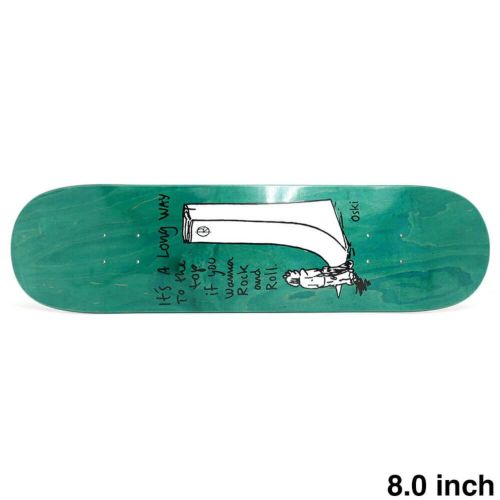 POLAR DECK ポーラー デッキ OSKAR ROZENBERG ROCK & ROLL EMERALD STAIN 8.0 スケートボード スケボー