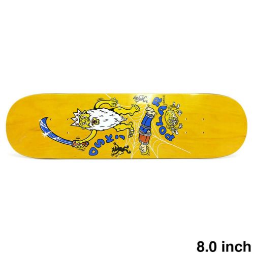 POLAR DECK ポーラー デッキ OSKAR ROZENBERG SPIDER KING YELLOW STAIN 8.0 スケートボード スケボー
