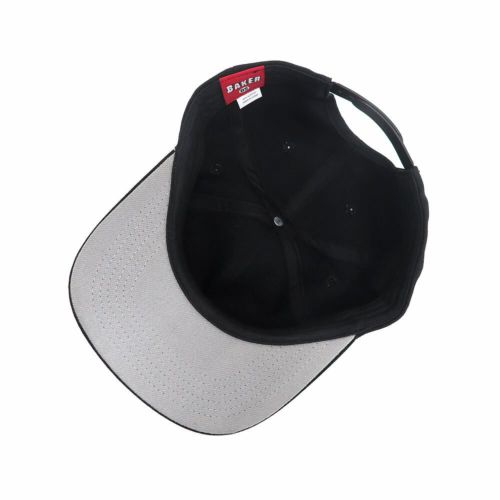 BAKER CAP ベイカー キャップ ARCH LOGO SNAPBACK BLACK スケートボード スケボー 3