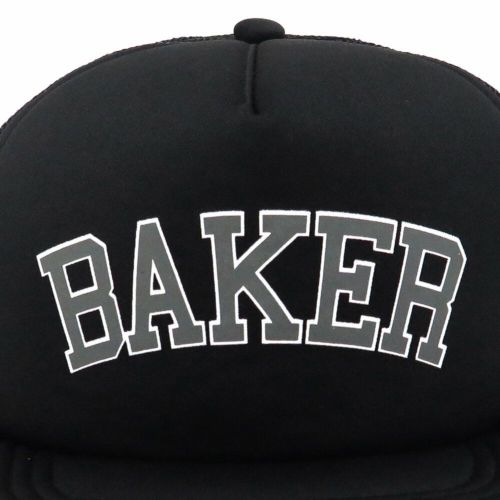 BAKER MESHCAP ベイカー メッシュキャップ WINSTON TRUCKER SNAPBACK BLACK スケートボード スケボー 4