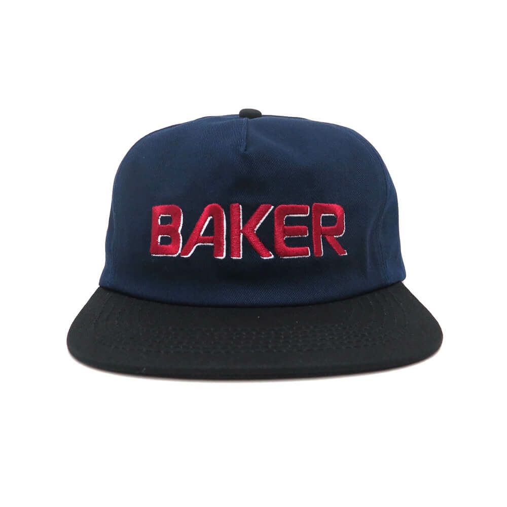 BAKER CAP ベイカー キャップ T-2000 SNAPBACK NAVY/BLACK スケートボード スケボー 1