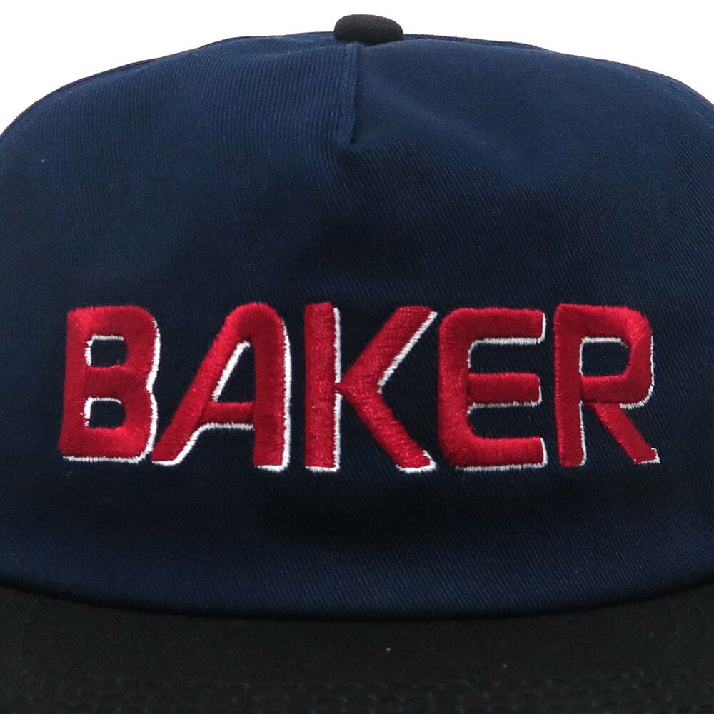 BAKER CAP ベイカー キャップ T-2000 SNAPBACK NAVY/BLACK スケートボード スケボー 4
