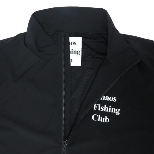 CHAOS FISHING CLUB JACKET カオスフィッシングクラブ ジャケット LOGO TRACK BLACK スケートボード スケボー 2