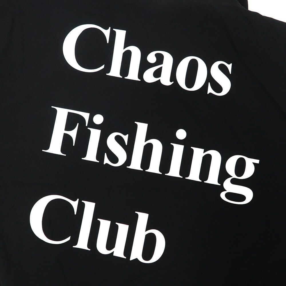 CHAOS FISHING CLUB JACKET カオスフィッシングクラブ ジャケット LOGO TRACK BLACK スケートボード スケボー 7