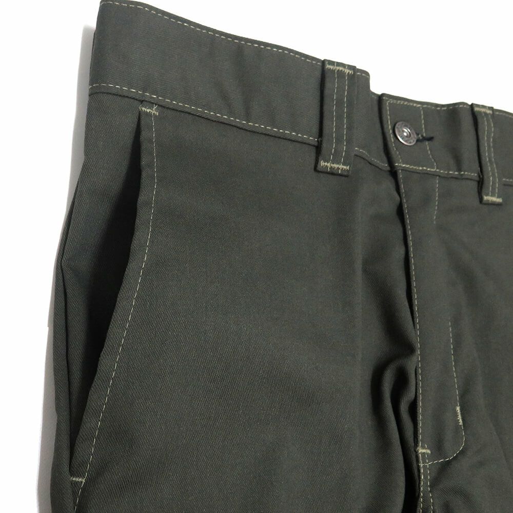 DICKIES SKATEBOARDING PANTS ディッキーズ スケートボーディング パンツ ジーンズ DOUBLE KNEE TWILL PANT OLIVE スケートボード スケボー 1