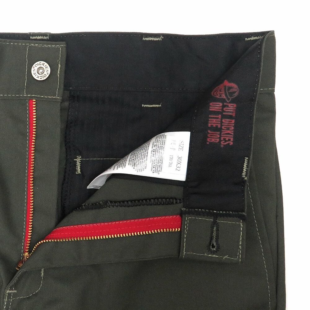 DICKIES SKATEBOARDING PANTS ディッキーズ スケートボーディング パンツ ジーンズ DOUBLE KNEE TWILL PANT OLIVE スケートボード スケボー 3