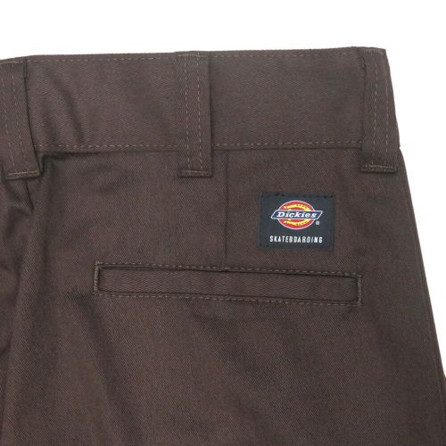 DICKIES SKATEBOARDING PANTS ディッキーズ スケートボーディング パンツ ジーンズ REGULAR FIT TWILL CHOCOLATE BROWN スケートボード スケボー 4