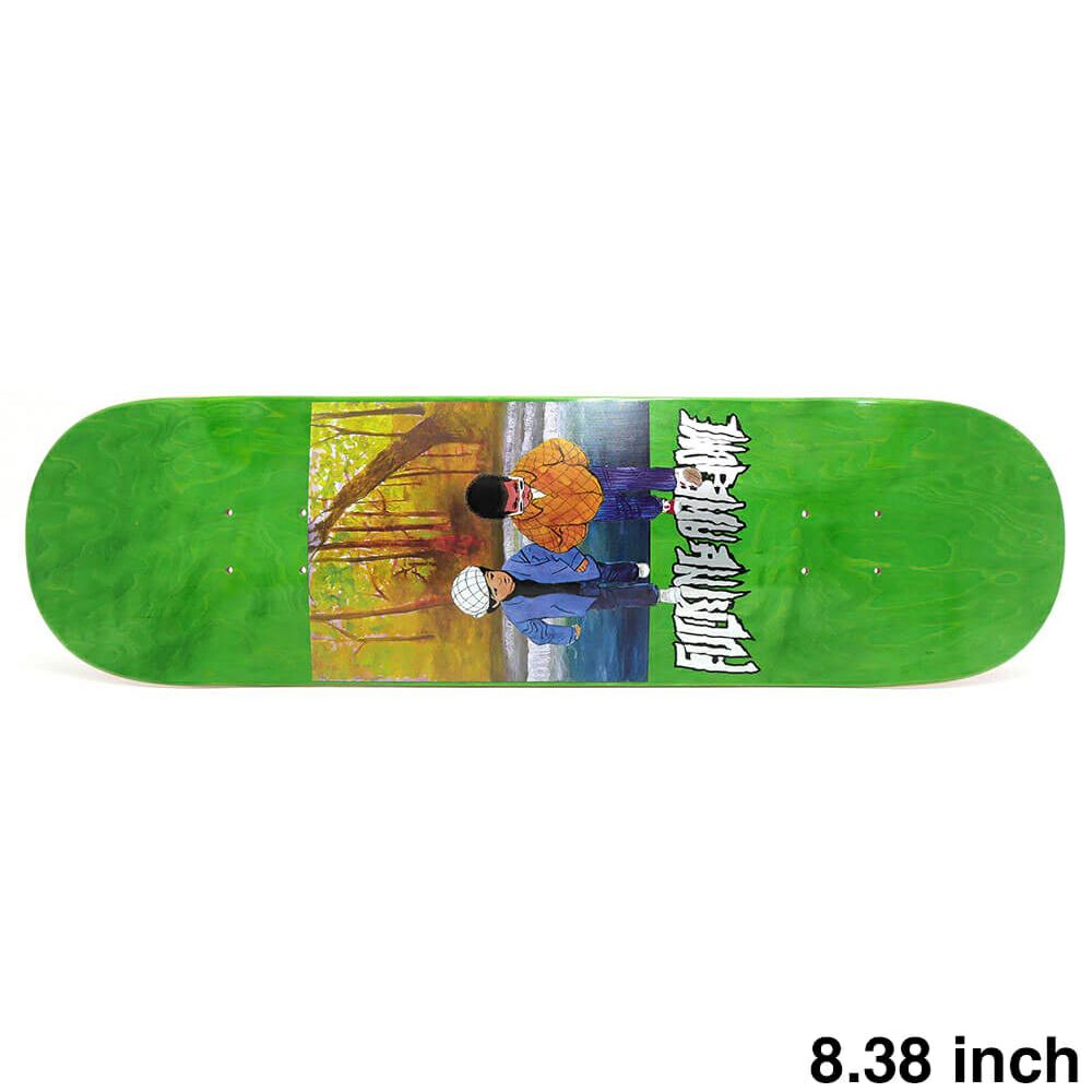 FUCKING AWESOME DECK ファッキンオーサム デッキ KEVIN BRADLEY STEPPING OUT GREEN STAIN 8.38 スケートボード スケボー