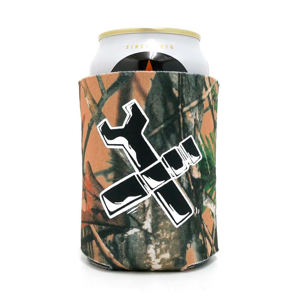 【購入金額 20,000円 以上で 1円】CALIFORNIA STREET COOZIE カリフォルニアストリート ドリンククーラー BLOCK by ESOW REAL CAMO スケートボード スケボー 01