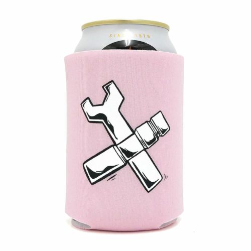 【購入金額 20,000円 以上で 1円】CALIFORNIA STREET COOZIE カリフォルニアストリート ドリンククーラー BLOCK by ESOW PINK スケートボード スケボー 01