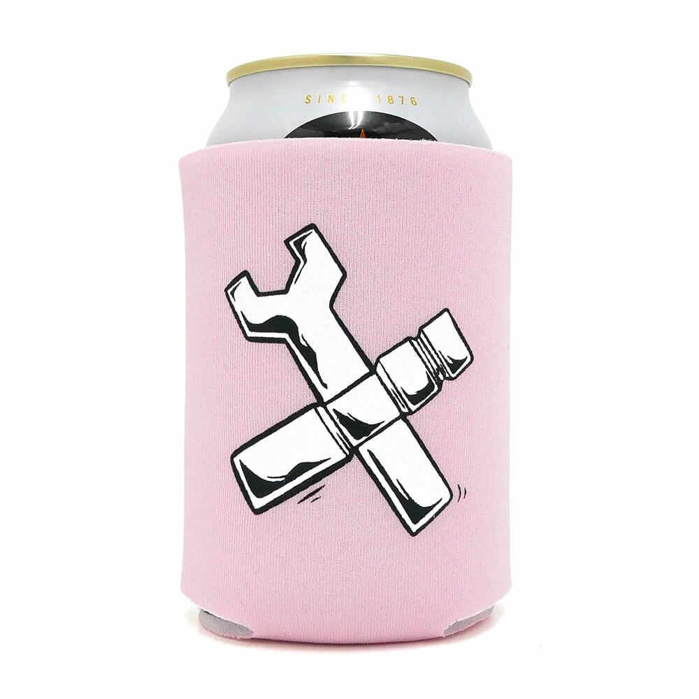 【購入金額 20,000円 以上で 1円】CALIFORNIA STREET COOZIE カリフォルニアストリート ドリンククーラー BLOCK by ESOW PINK スケートボード スケボー 01