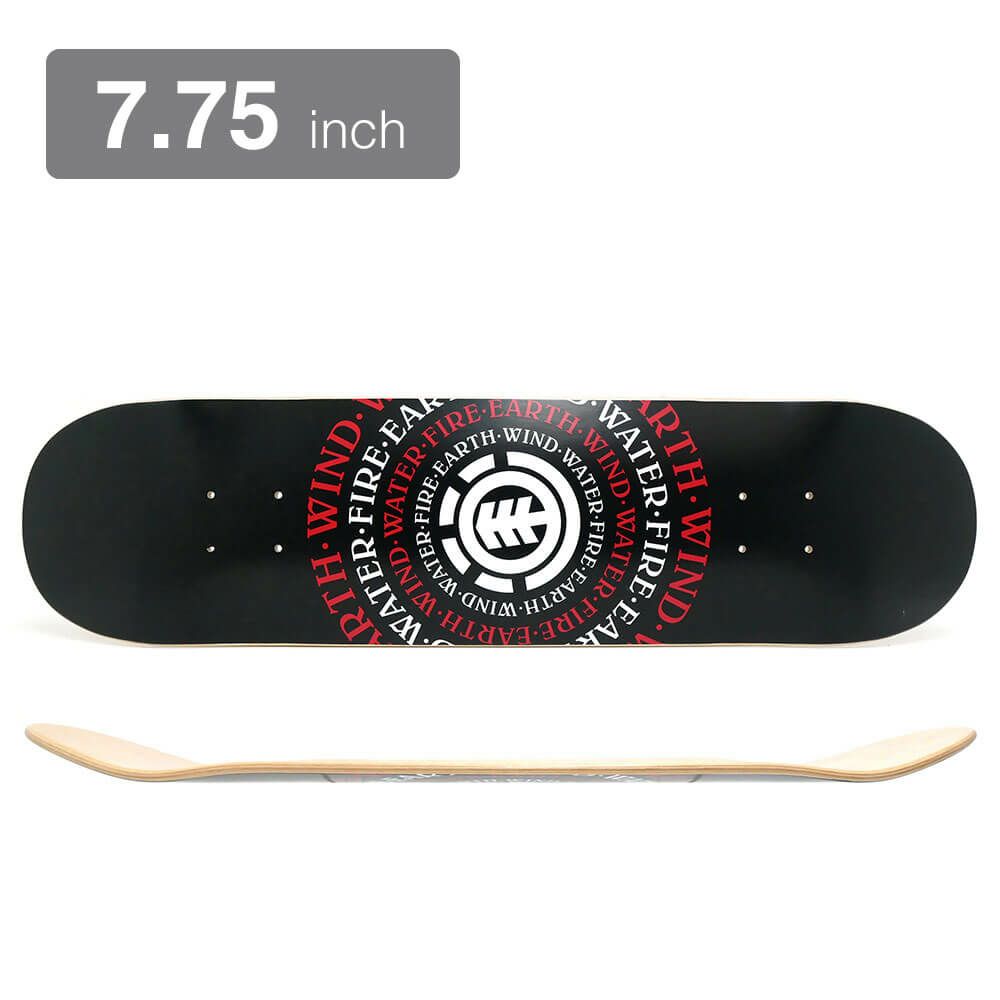 ELEMENT DECK エレメント デッキ TEAM SEALERS BLACK 7.75 スケートボード スケボー