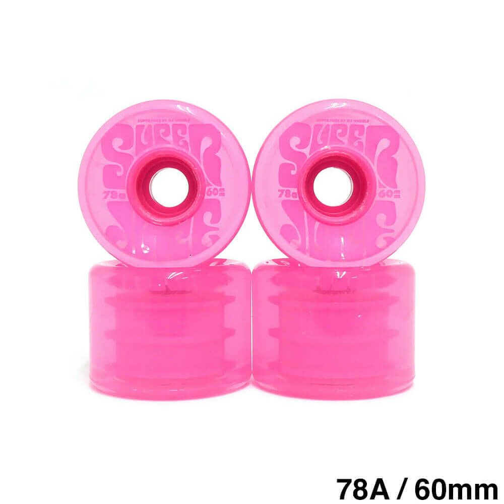 OJ WHEEL オージェー ソフトウィール（クルーザー） SUPER JUICE（78A）BUBBLE GUM ピンク 60mm スケートボード スケボー