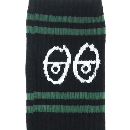 KROOKED SOCKS クルキッド ソックス 靴下 EYES BLACK/GREEN/WHITE スケートボード スケボー 4