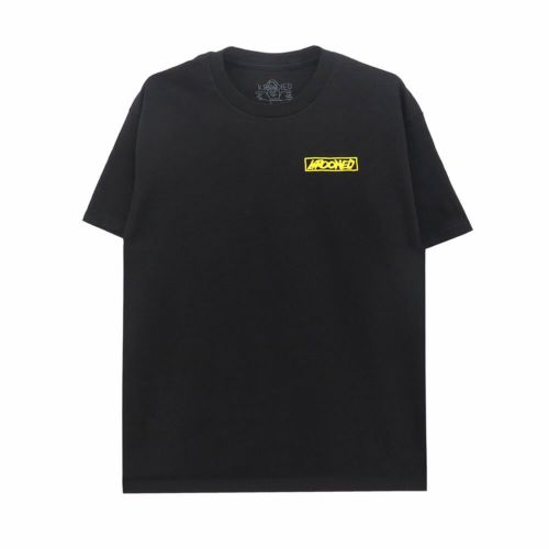 KROOKED T-SHIRT クルキッド Tシャツ MOONSMILE RAW BLACK スケートボード スケボー 1