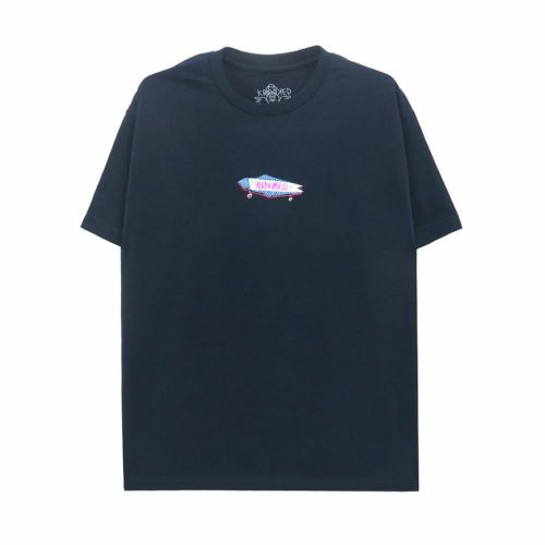 KROOKED T-SHIRT クルキッド Tシャツ BORED NAVY スケートボード スケボー 