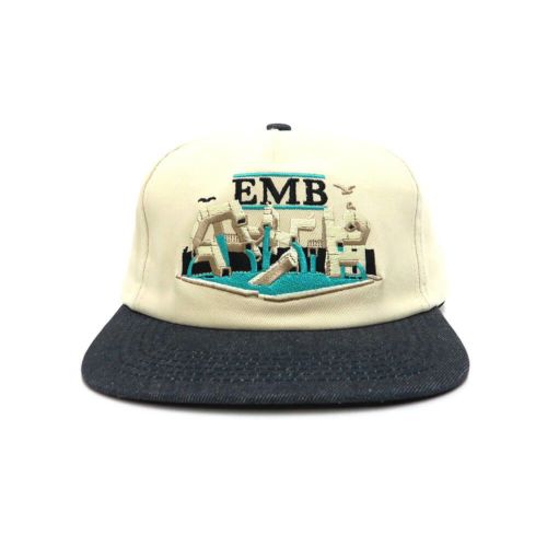  REAL CAP リアル キャップ EMB SNAPBACK TAN/CHARCOAL スケートボード スケボー 1