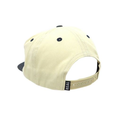  REAL CAP リアル キャップ EMB SNAPBACK TAN/CHARCOAL スケートボード スケボー 2