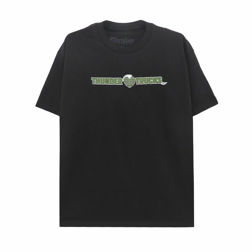  THUNDER T-SHIRT サンダー Tシャツ OG GRENADE BLACK スケートボード スケボー 