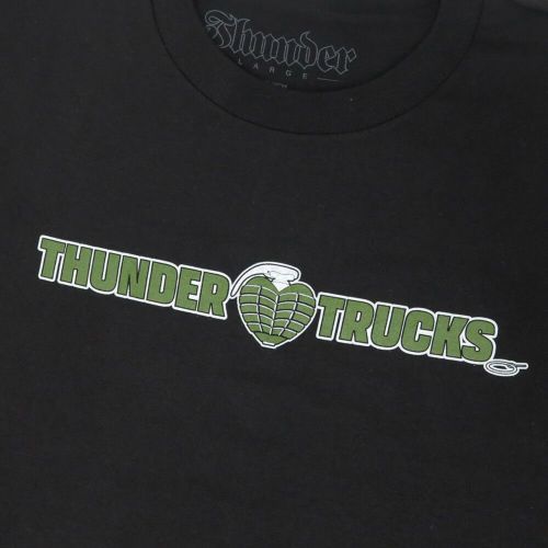  THUNDER T-SHIRT サンダー Tシャツ OG GRENADE BLACK スケートボード スケボー 1