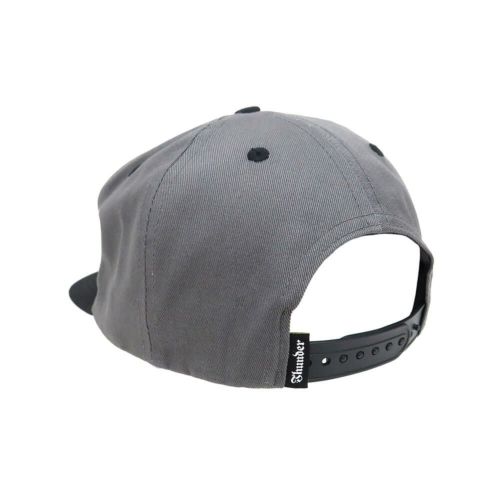 THUNDER CAP サンダー キャップ BOLT SCRIPT SNAPBACK CHARCOAL/BLACK スケートボード スケボー 2