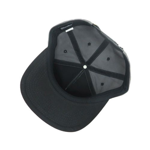 THUNDER CAP サンダー キャップ BOLT SCRIPT SNAPBACK CHARCOAL/BLACK スケートボード スケボー 3
