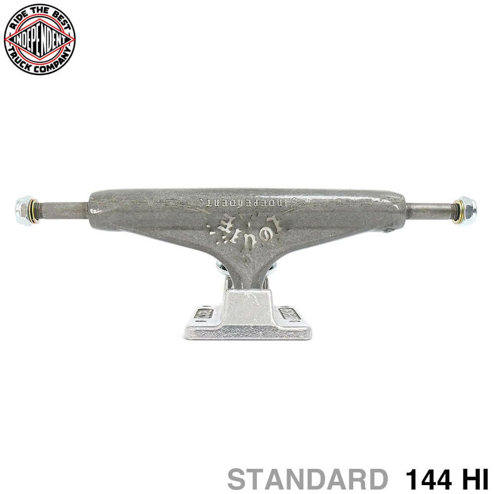 （セール）INDEPENDENT TRUCK インディペンデント トラック STAGE 11 LOUIE LOPEZ IKP TRANS 144 HI（STANDARD） ガンメタル/シルバー スケートボード スケボー