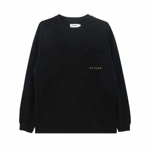 EVISEN LONG SLEEVE エビセン ロングスリーブTシャツ ETERNAL FRIENDS BLACK スケートボード スケボー 1